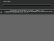 Tablet Screenshot of maispb.com